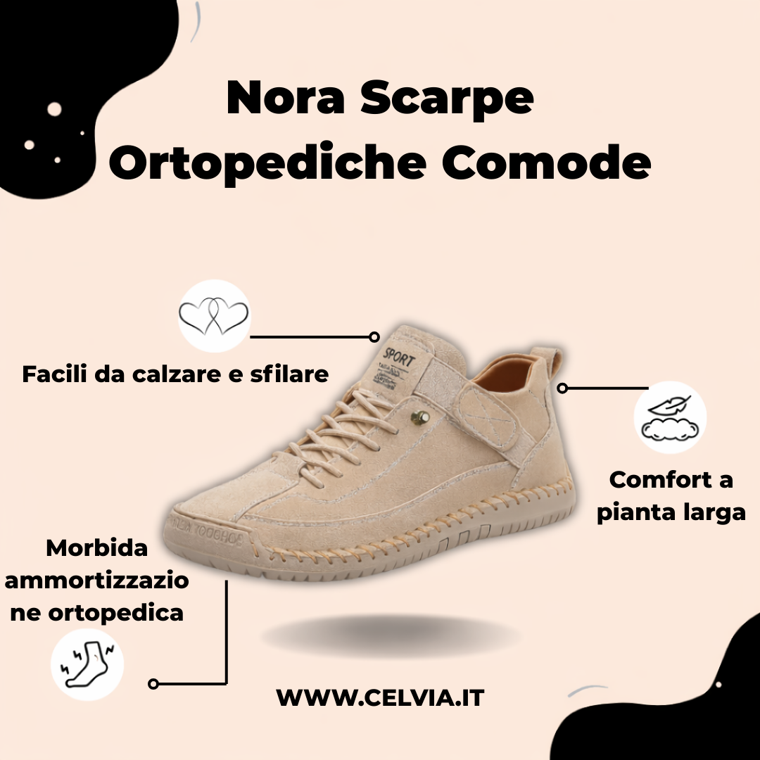 Nora – Scarpe ortopediche leggere ed eleganti